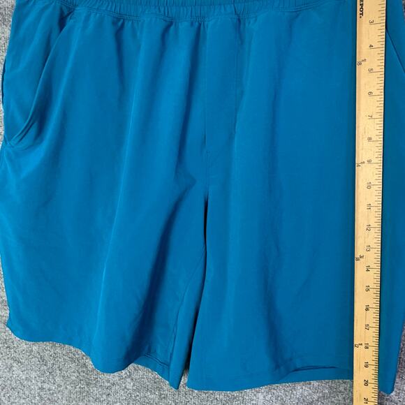 Lululemon Blue Shorts Lined Mens Sz XL Pull On Drawstring - Picture 5 of 9